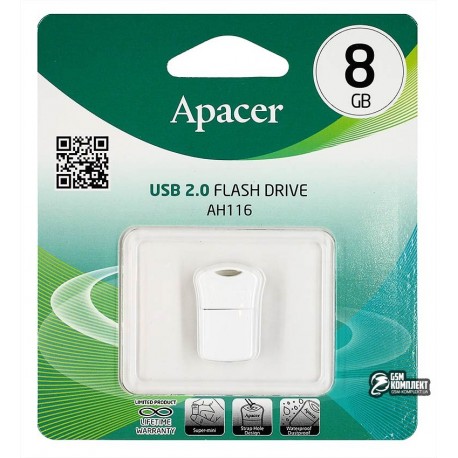 Флешка 8 Gb Apacer AH116 USB2.0 Flash Drive