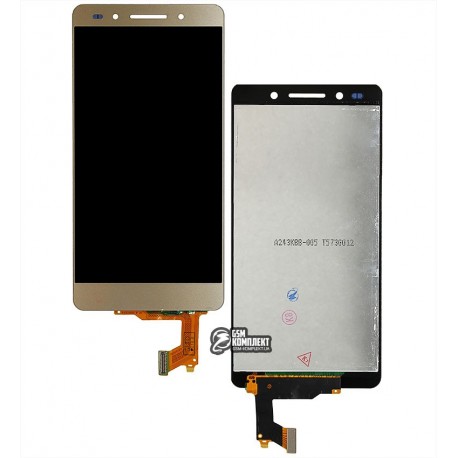 Дисплей для Huawei Honor 7, золотистый, с сенсорным экраном (дисплейный модуль)