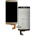 Дисплей для Huawei Honor 7, золотистый, с сенсорным экраном (дисплейный модуль), Original (PRC), PLK-L01