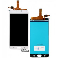 Дисплей для Asus Zenfone 4 Max Pro (ZC554KL), белый, с сенсорным экраном (дисплейный модуль), original (PRC)