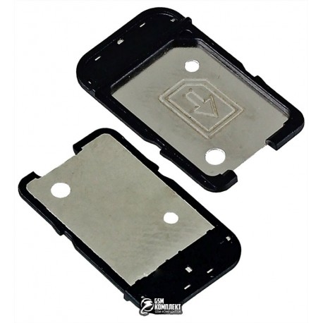 Держатель SIM-карты для Sony F3113 Xperia XA, F3115 Xperia XA, черный