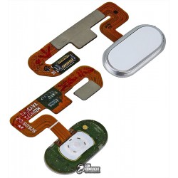 Шлейф для Meizu M3E, кнопки меню, білий