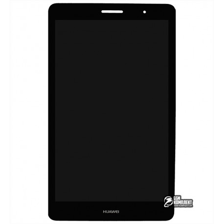 Дисплей для планшета Huawei MediaPad T3 8.0 (KOB-L09), черный, с сенсорным экраном (дисплейный модуль)