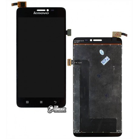 Дисплей для Lenovo S850, черный, с сенсорным экраном (дисплейный модуль)
