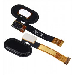 Шлейф для Meizu Pro 5, кнопки меню, черный, с компонентами