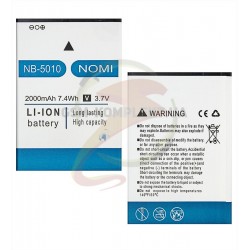 Аккумулятор NB-5010 для Nomi i5010 Evo M, original, 2000 мач, 3,7 в, Li-ion Аккумулятор NB-5010 для Nomi i5010 Evo M, original, 2000 мач, 3,7 в, Li-ion