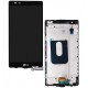 Дисплей для LG X Power K220DS, черный, с рамкой, с сенсорным экраном (дисплейный модуль)