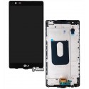 Дисплей для LG X Power K220DS, чорний, з рамкою, з сенсорним екраном (дисплейний модуль)