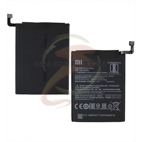 Аккумулятор BN44 для Xiaomi Redmi 5 Plus, Li-Polymer, 3,85 B, 4000 мАч