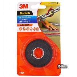 3M™ 5952F Двухсторонний скотч VHB 6мм х 2 м толщина 1,1 мм
