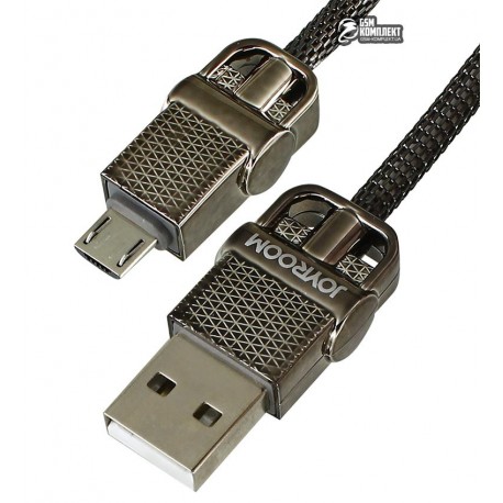 Кабель Micro-USB - USB, Joyroom S-M336, 1 метр, в металлической оплетке