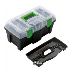 Ящик для инструментов с органайзером Virok "Green box 18"