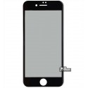 Загартоване захисне скло Baseus 0.23mm Soft edge Anti-peeping Glass Film для iPhone 8 чорний колір (SGAPIPH8N-TG01)