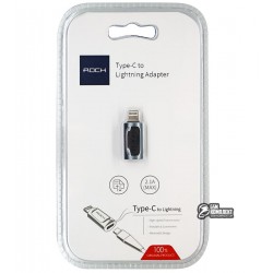 Переходник Type-C (female) на Lightning (male), Rock (RCB0605)
