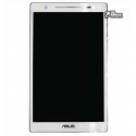 Дисплей для планшетов Asus ZenPad 8.0 Z380C Wi-Fi, ZenPad 8.0 Z380KL LTE, белый, с рамкой, с сенсорным экраном (дисплейный модуль)