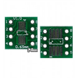 Макетная плата переходник с SO8 MSOP8 SOIC8 TSSOP8 SOP8 на DIP8