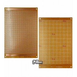 Макетная плата 120x180 мм односторонняя, гетинакс 94HB 1,6мм