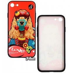 Чехол PUZOO TPU with UV Printing Punk Phone iPhone 7/8 Red