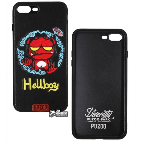 Чехол PUZOO TPU+TPU with stitchwork craft Star show iPhone 7 Plus/8 Plus Black Hellboy