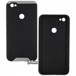 Чехол для Xiaomi Redmi Note 5A, Ipaky Bumblebee, силиконовый, пластиковая рамка, серебро