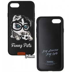 Чехол Remax Funny Pets Series Case Apple iPhone 7 Black