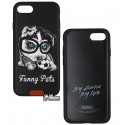 Чехол Remax Funny Pets Series Case iPhone 7 Black