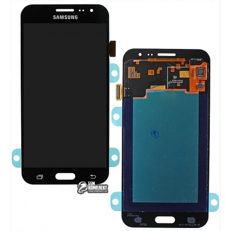 Дисплей для Samsung J320H/DS Galaxy J3 (2016), черный, с сенсорным экраном (дисплейный модуль), Original (PRC), change glass