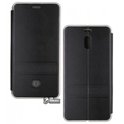 Чехол-книжка iMax для MeiZu M6 note, с кард-холдером, кожзам, черная