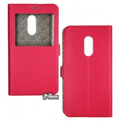 Чехол для Xiaomi Redmi Note 4X, Wise, книжка, с окошком, черная