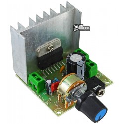 Стерео аудіо підсилювач TDA7297 з регулятором гучності 2x15W, 9-15V Стерео аудіо підсилювач TDA7297 з регулятором гучності 2x15W, 9-15V