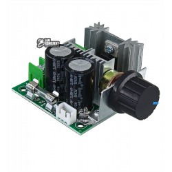 ШИМ регулятор оборотов двигателя постоянного тока 12-40В 10А ШИМ регулятор оборотов двигателя постоянного тока 12-40В 10А