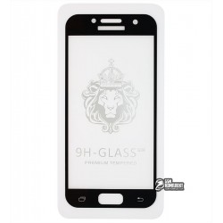 Закаленное защитное стекло для Samsung A320 Galaxy A3 2017 Duos, 0,26 мм 9H, Full Glue, черное