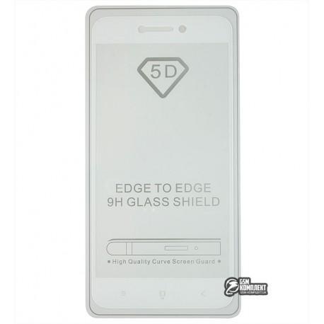 Закаленное защитное стекло для Xiaomi Redmi 5A, 0,26 мм 9H, 2.5D, Full Glue, черное