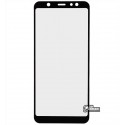 Закаленное защитное стекло для Samsung A605 Galaxy A6 Plus 2018, 3D Glass, 0,26 мм 9H, черное