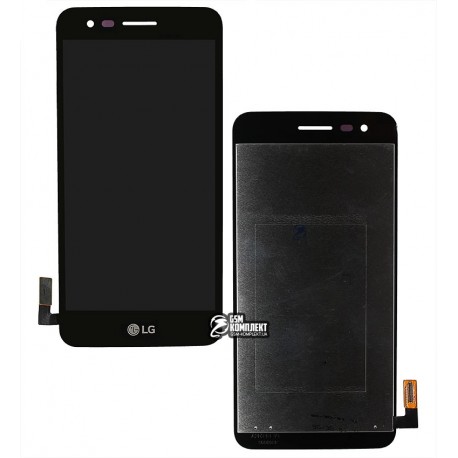 Дисплей для LG K4 (2017) M160, черный, с сенсорным экраном (дисплейный модуль), original (PRC)