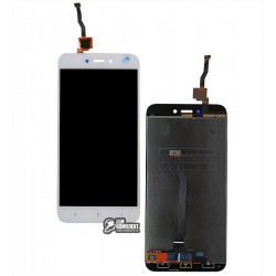 Дисплей для Xiaomi Redmi 5A, белый, с сенсорным экраном, Original (PRC)