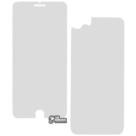 Закаленное защитное стекло + пленка на заднюю панель, Remax для Apple iPhone 7, iPhone 7S, 0,1 мм 9H
