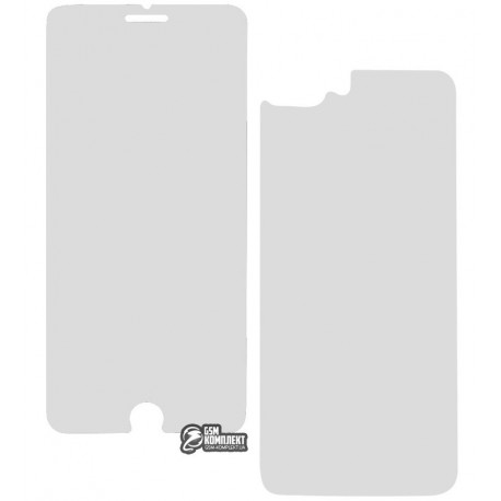 Закаленное защитное стекло + пленка на заднюю панель, Remax для Apple iPhone 7 Plus, iPhone 7S Plus, 0,1 мм 9H