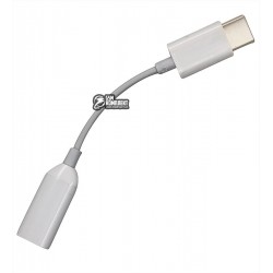 Переходник Xiaomi Type-C на 3.5mm Mini Jack, белый