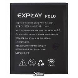 Аккумулятор (акб) для Explay Polo, (Li-polymer 3.7V, 1550мАч) Аккумулятор (акб) для Explay Polo, (Li-polymer 3.7V, 1550мАч)