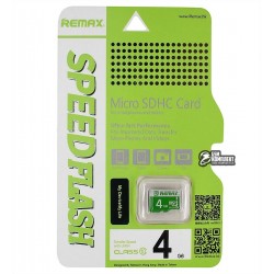 Карта памяти 4 GB microSD Remax Class 10