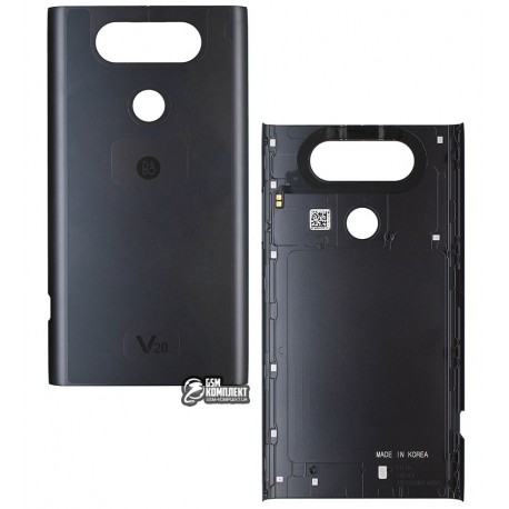 Задняя панель корпуса для LG V20 H990DS, черная