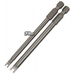 Набір біт YATO SPANNER 1/4 "№6 і №10 100мм, 2шт