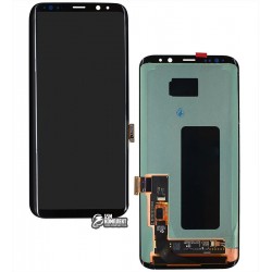 Дисплей для Samsung G955F Galaxy S8 Plus, черный, с сенсорным экраном Дисплей для Samsung G955F Galaxy S8 Plus, черный, с сенсорным экраном