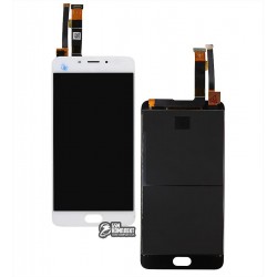 Дисплей для Meizu M3E, белый, с сенсорным экраном (дисплейный модуль), original (PRC)