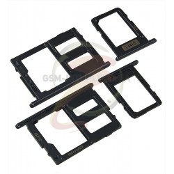 Держатель SIM-карты для Samsung J530F Galaxy J5 (2017), черный, комплект 2 шт., c держателем MMC, dual SIM