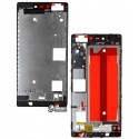 Рамка кріплення дисплея для Huawei P8 (GRA L09), чорний колір