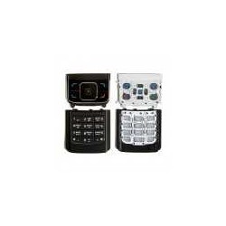 Клавиатура для Nokia 6288, черная, русская, верхняя, нижняя