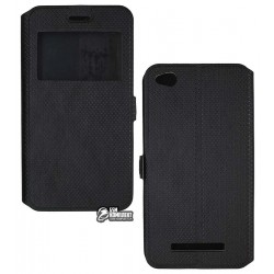 Чехол-книжка для Xiaomi Redmi 4A, Wise, с окошком, черная