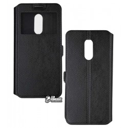 Чехол для Xiaomi Redmi 5, Wise, книжка, с окошком, черная
